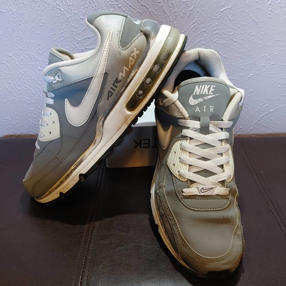 Nike Air Max Wright 'white/grey' 317551-097 Mens US 13 - Picture 1 of 8